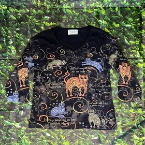 Cactus Bay All About Cats Top